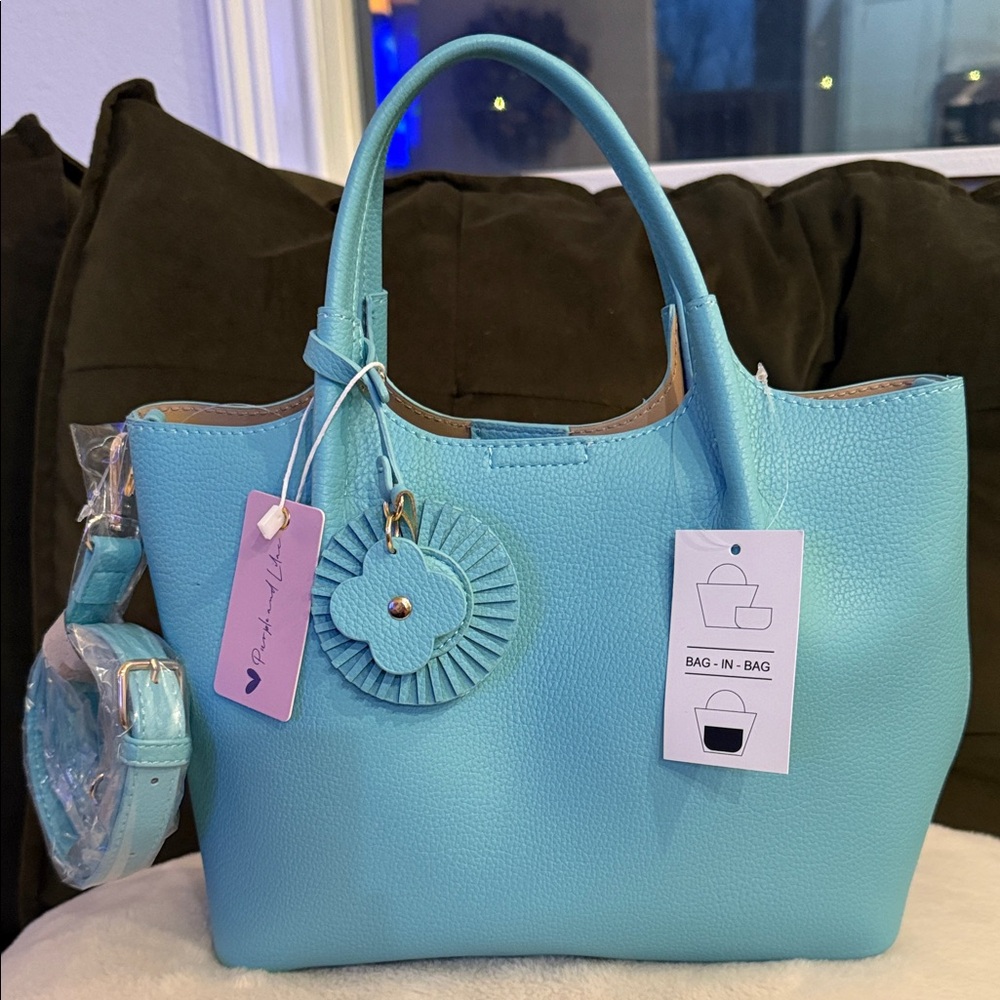 ADORABLE PURPLE AND LILAC BRAND PURSE